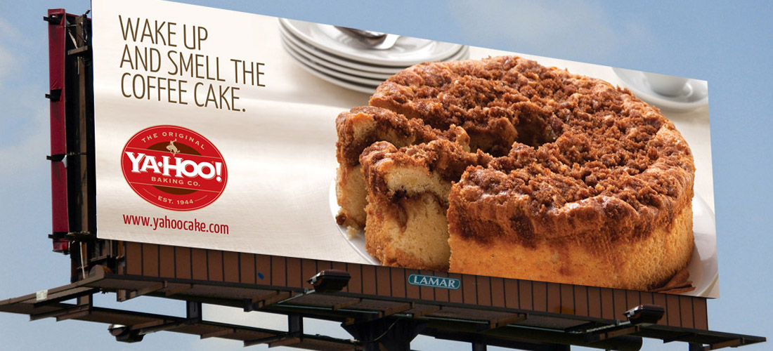 outdoor billboard for gourmet food web site by dallas advertising agency B12 Group
